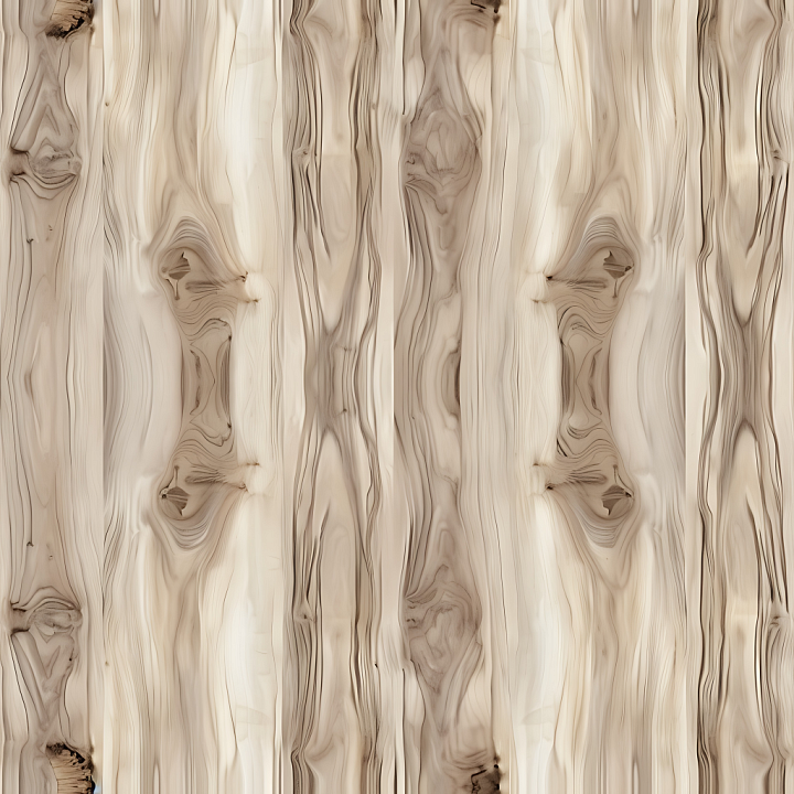 Pale Wood Planks Featuring Natural Knots and Grain seamless PBR texture preview