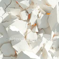 seamless Seamless 3D Broken White Plaster Cracks and Chips PBR Texture texture 8k free download PBR