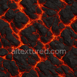seamless Photorealistic Lava Texture texture 1024x1024 free download PBR