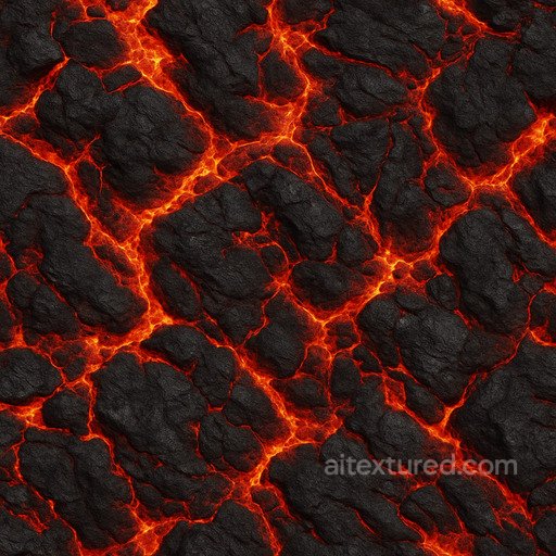 Photorealistic Lava Texture texture preview