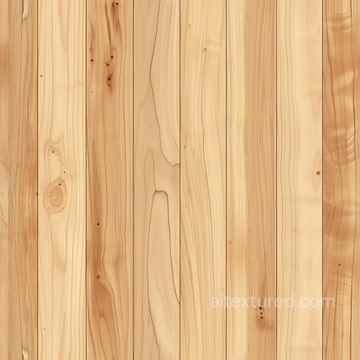 Pine Wood Planks PBR Texture with Natural Knots and Light Grain seamless Wood PBR texture