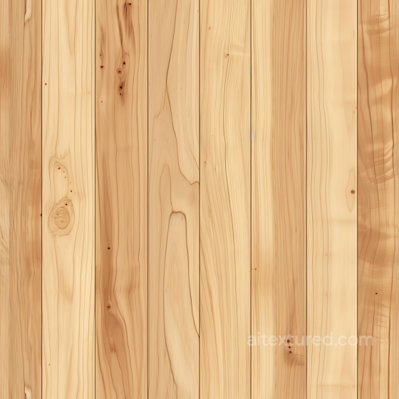 Pine Wood Planks PBR Texture with Natural Knots and Light Grain Wood texture preview