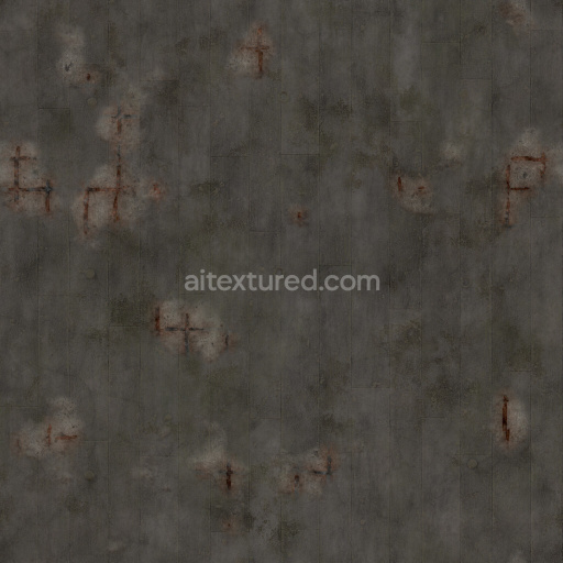 Concrete Gray Rough Durable Hard Weathered Industrial Tileable Urban Pavement