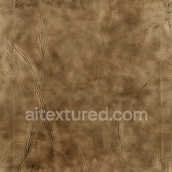 seamless Seamless 3D PBR Worn Tan Leather Texture Featuring Wrinkles and Stitched Seams texture 8k free download PBR
