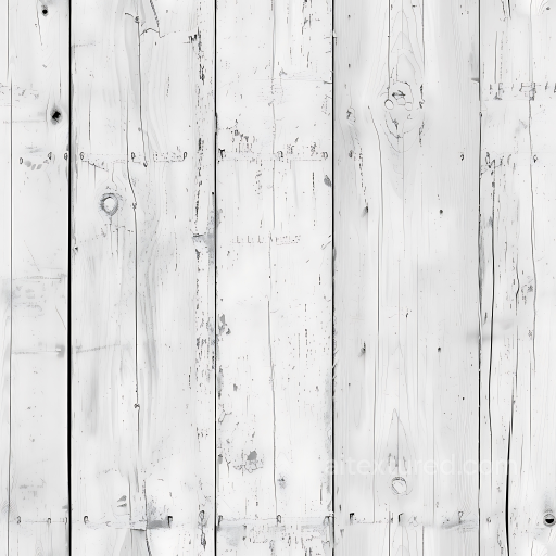 White Painted Rustic Wood Planks Seamless Texture with Weathered Grain and Knots seamless Wood PBR texture
