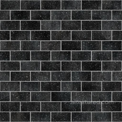 Black Terrazzo Tiles with Flake Patterns | Free PBR seamless Tile PBR texture