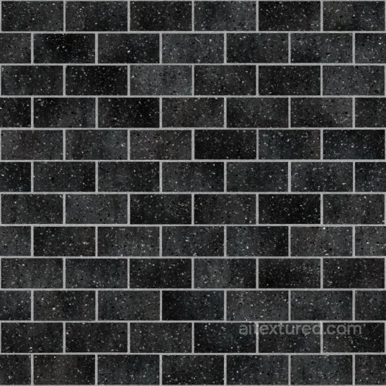 Black Terrazzo Tiles with Flake Patterns | Free PBR Tile texture preview