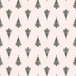 seamless Seamless 3D PBR Texture of Minimalist Black Christmas Tree Pattern on Soft Pink Digital Paper texture 8k free download PBR