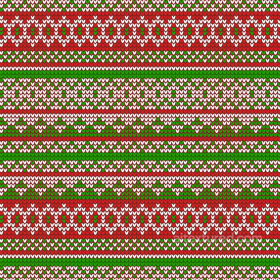 Of Festive Red, Green, And White Knitted Christmas Sweater Pattern All Christmas Digital paper texture preview