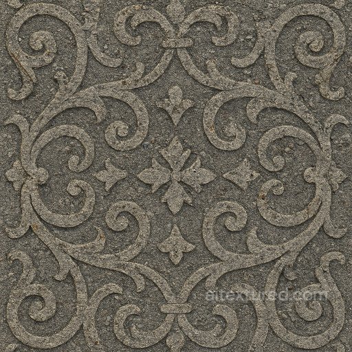Ornate Weathered Asphalt Seamless Texture seamless Asphalt PBR texture