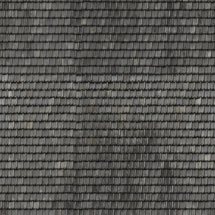 Roof Tiles - Tiles Roofing Clean Albedo Normal seamless PBR texture preview