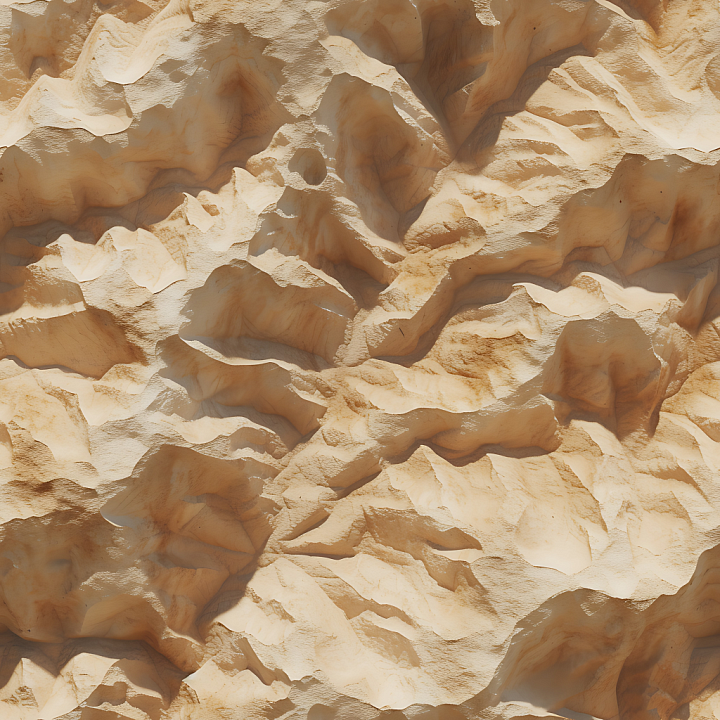 Stone of Weathered Sandstone Cliff Rock with Crags and Erosion seamless PBR texture preview