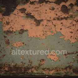 seamless Seamless 3D Rusted Cracked Metal PBR Texture with Peeling Paint and Corrosion texture 8k free download PBR