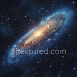 seamless Seamless 3D Spiral Galaxy PBR Space Texture with Glowing Core and Starfield texture 8k free download PBR