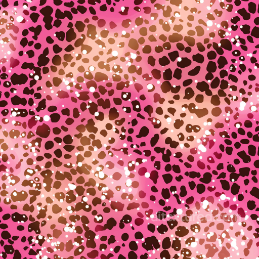 Vibrant Pink Leopard Print Fabric Seamless Texture seamless Leopard Print PBR texture