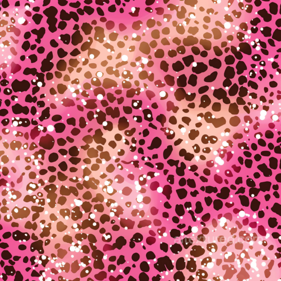 Vibrant Pink Leopard Print Fabric Seamless Texture Leopard Print texture preview