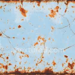 seamless Seamless 3D Cracked Rusty Metal PBR Texture with Blue Paint and Corrosion texture 8k free download PBR