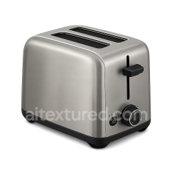 seamless Modern Stainless Steel Toaster texture 8k free download PBR