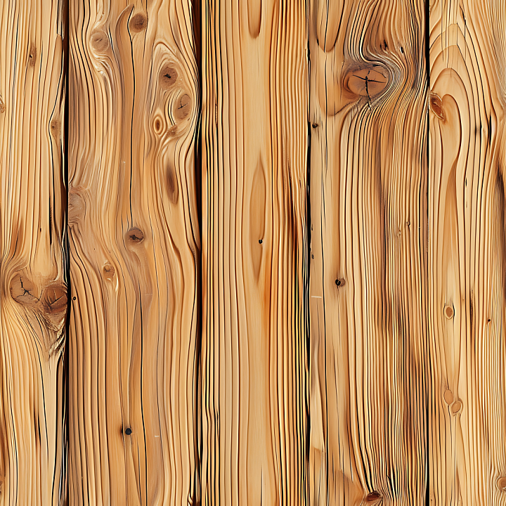 Charred Pine Wood Plank with Knots & Fireburn Detailing seamless PBR texture preview
