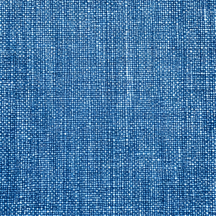 Woven Denim Fabric with Intricate Blue-and-White Threadwork seamless PBR texture preview