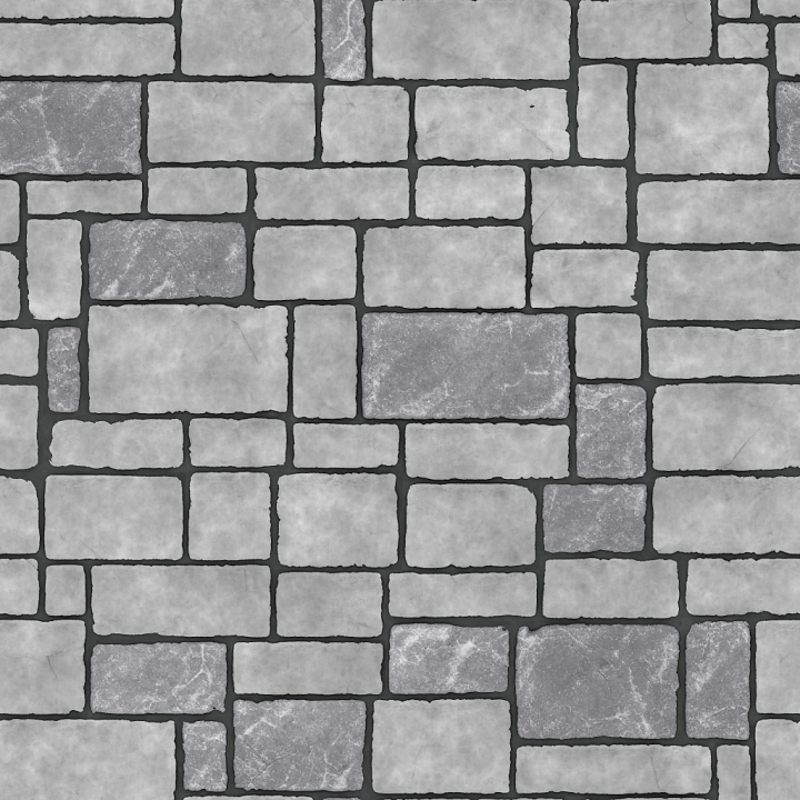 High-Quality Stone Tiles seamless PBR texture preview