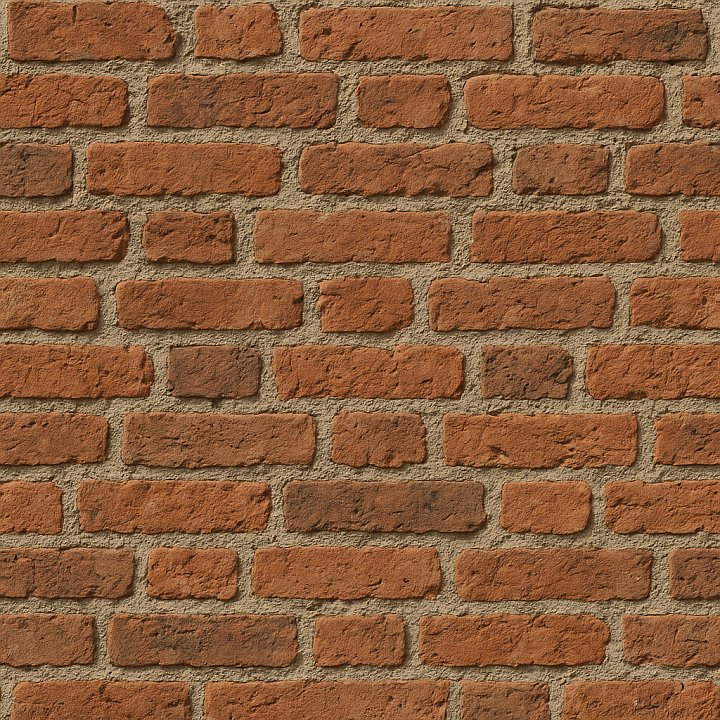 Antique Brick Lime Mortar seamless PBR texture preview