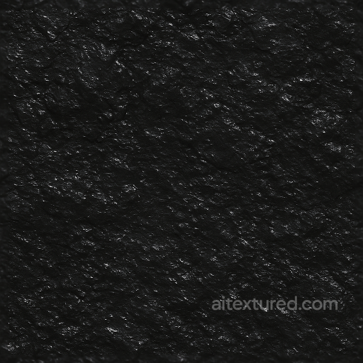Anthracite Coal Surface Shiny Smooth Black seamless Coal PBR texture