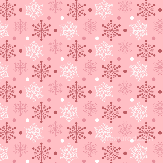 Pink Christmas Digital Paper Texture with Snowflake Pattern All Christmas Digital paper texture preview