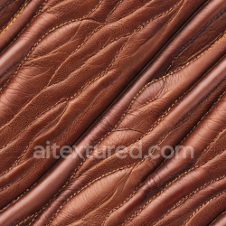 seamless Seamless 3D PBR texture of stitched distressed brown leather with rich grain and wrinkles texture 8k free download PBR