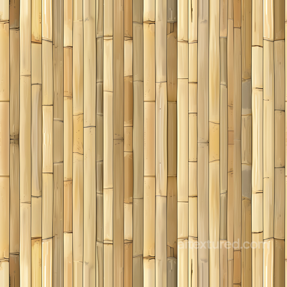 Bamboo Wood Panels Texture with Natural Grain and Knots Wood texture preview