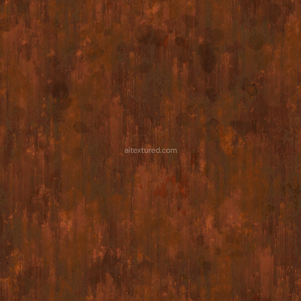 Seamless rust texture for 3D modeling and design