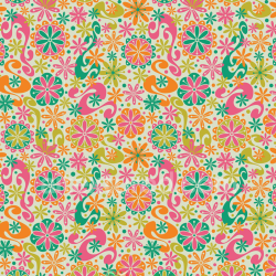 seamless Seamless 3D PBR Texture of Colorful Embroidered Floral Fabric Pattern texture 8k free download PBR