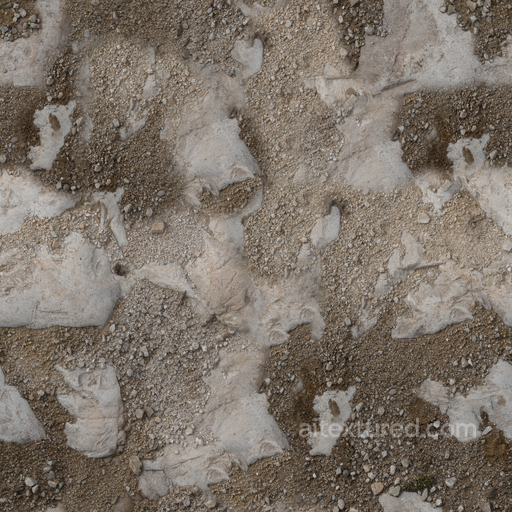 Rocky Soil Uneven seamless Rock PBR texture