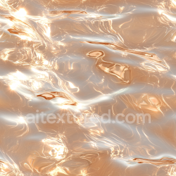 seamless Seamless 3D PBR Water Texture with Reflective Gold-Tinted Liquid Surface texture 8k free download PBR
