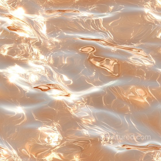 Water Texture with Reflective Gold-Tinted Liquid Surface Water texture preview