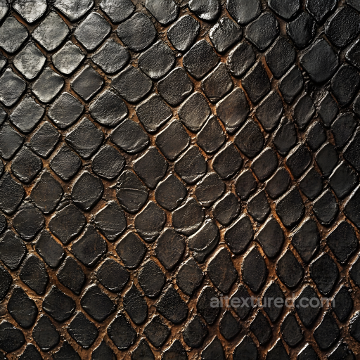 Rough Dark Scaled Creature Skin Seamless Texture with Realistic Detailing seamless Skin PBR texture