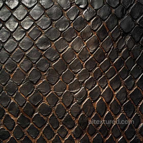 Rough Dark Scaled Creature Skin Seamless Texture with Realistic Detailing Skin texture preview