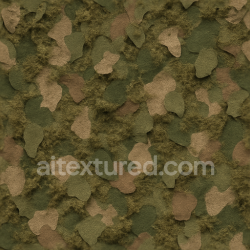 seamless Seamless 3d texture pbr 8k ghillie camo fabric with mossy and leafy organic shapes texture 8k free download PBR