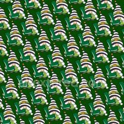 seamless Seamless 3D PBR cartoon gnome texture in St Patrick digital paper style texture 8k free download PBR