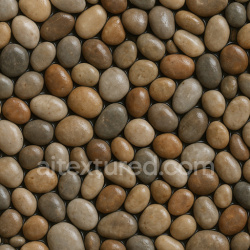 seamless River Pebbles Rounded Wet Look texture 1024x1024 free download PBR