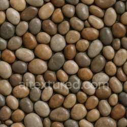 seamless River Pebbles Rounded Wet Look texture 8k free download PBR
