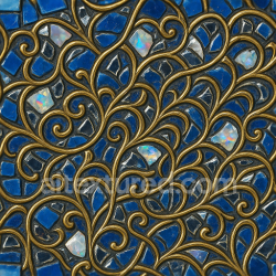 seamless Seamless 3d texture pbr 8k smalti glass mosaic with opal fragments and metallic accents texture 8k free download PBR