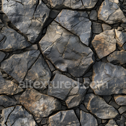 seamless Seamless 3D PBR Texture of Weathered Rocky Ground with Cracks and Earthy Hues texture 8k free download PBR