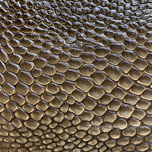 Reptilian Skin Texture Featuring Glossy Scaled Surface seamless Skin PBR texture