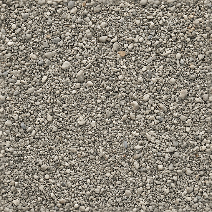 Of Gravel Mulch With Natural Stones And Gravel Grains Mix seamless PBR texture preview
