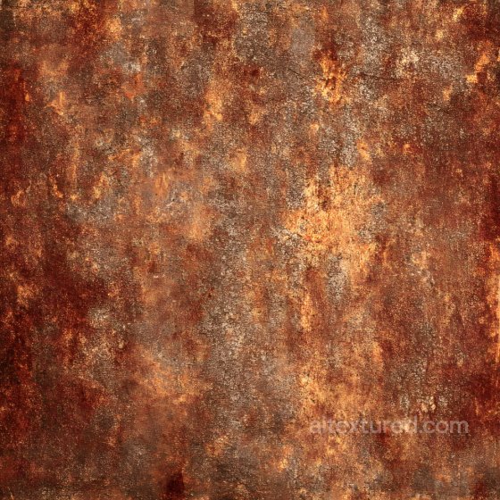 Rusty Metal PBR Texture with Cracked and Eroded Surface Rust texture preview