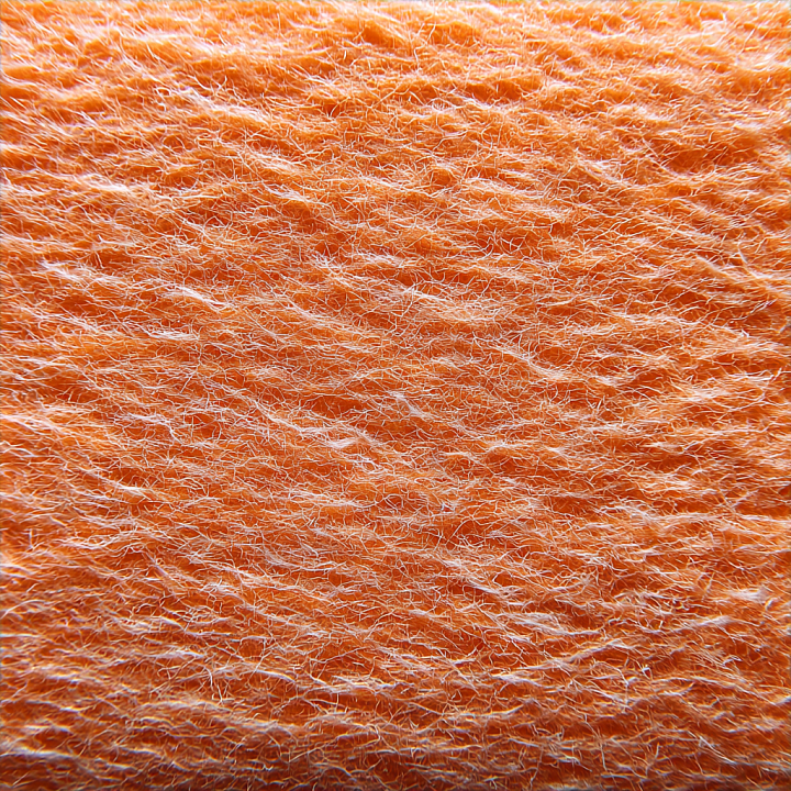 Felt Featuring Dense Orange Fibers with Fine White Hairs seamless PBR texture preview