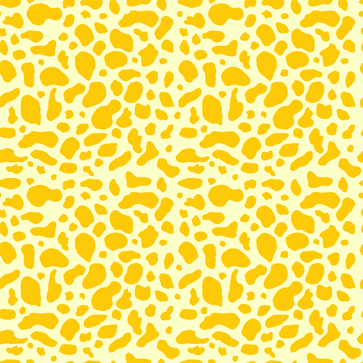 Leopard Print Fabric with Yellow Spots on Pale Background seamless PBR texture preview