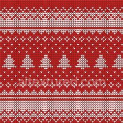 seamless Seamless 3D PBR Christmas Knit Pattern Fabric Texture with Tree Motifs texture 8k free download PBR