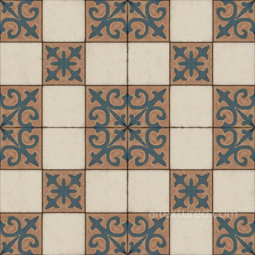 Classic Floor Tiles Seamless Texture seamless Flooring PBR texture
